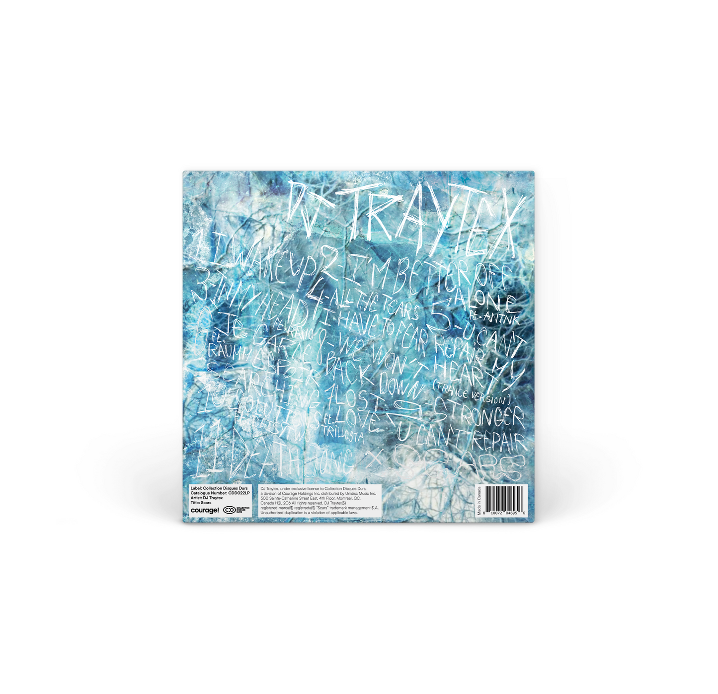 DJ Traytex - Scars 12" Clear LP